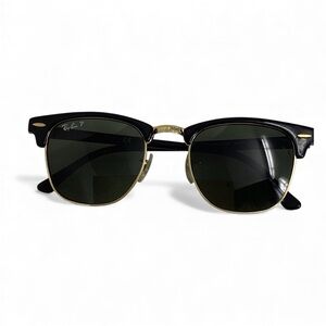 Vintage Ray-Ban P Clubmaster Classic Polarized Sunglasses Unisex RB 3016